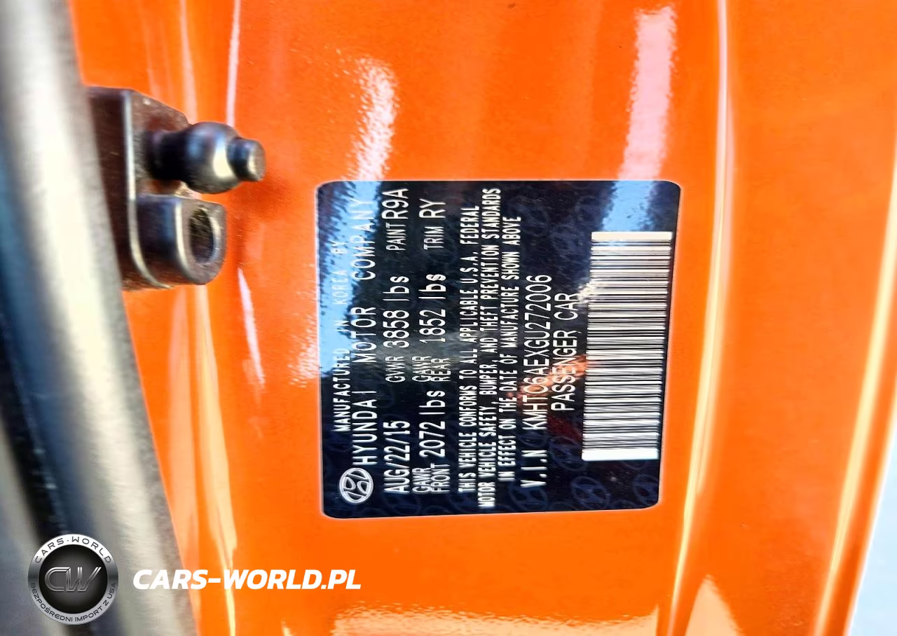 2016 Hyundai Veloster Turbo VIN:KMHTC6AEXGU272006 - 12