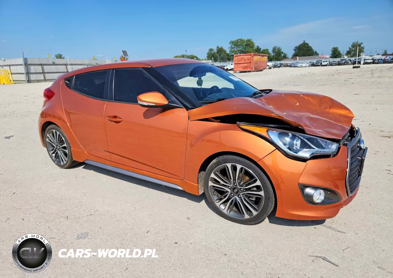 2016 Hyundai Veloster Turbo VIN:KMHTC6AEXGU272006 - 4