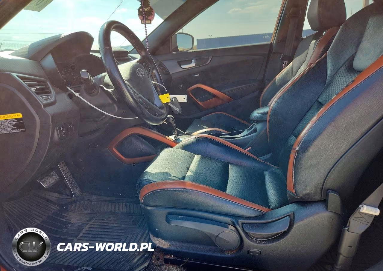 2016 Hyundai Veloster Turbo VIN:KMHTC6AEXGU272006 - 7