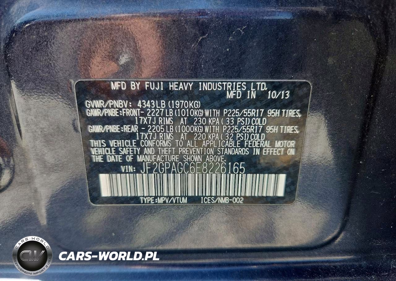 2014 Subaru Xv Crosstrek 2.0 Limited VIN:JF2GPAGC6E8226165 - 14