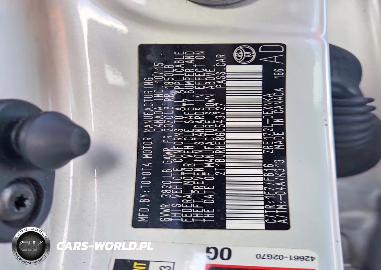 2016 Toyota Corolla Le VIN:2T1BURHE8GC543727 - 12