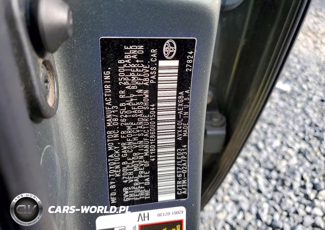 2013 Toyota Avalon Hybrid Xle Touring VIN:4T1BD1EB6DU015044 - 12