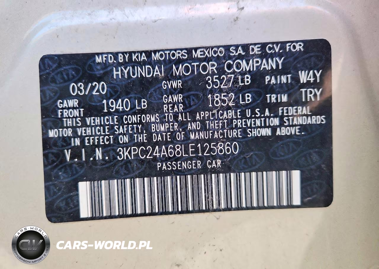 2020 Hyundai Accent Se VIN:3KPC24A68LE125860 - 12