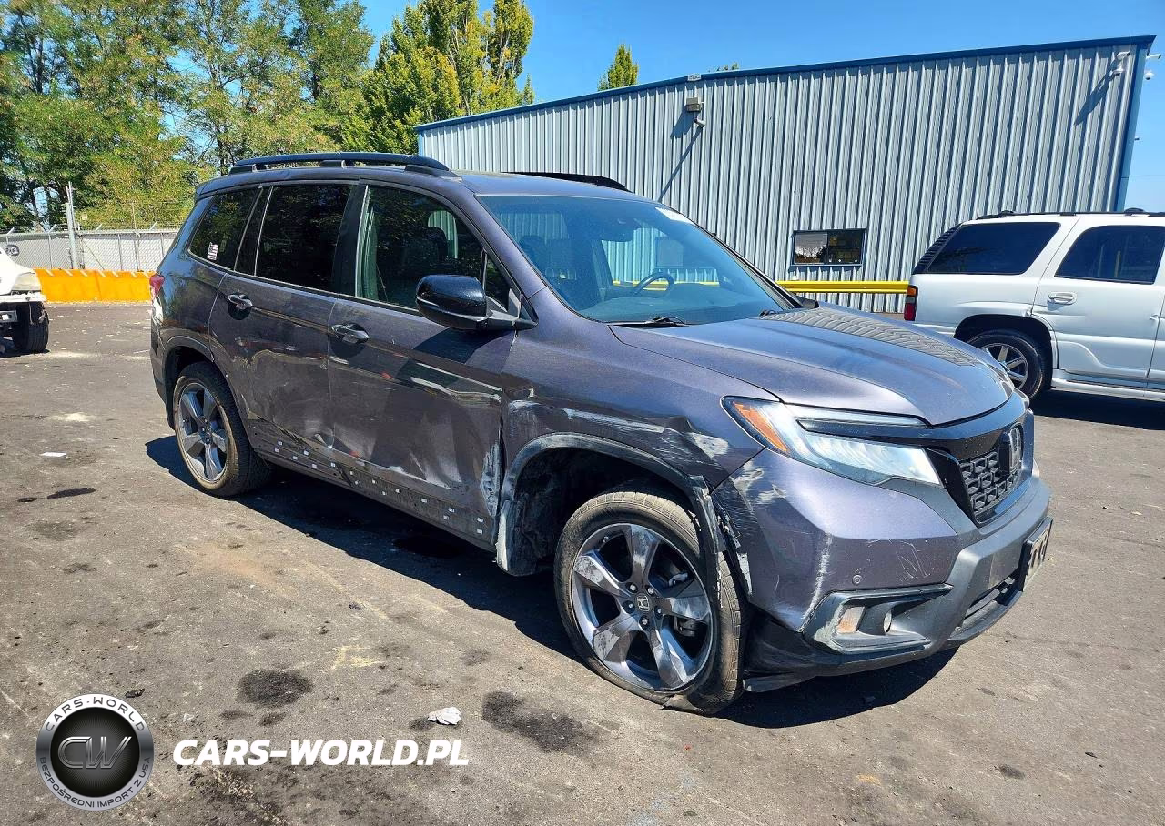 2021 Honda Passport Touring VIN:5FNYF8H91MB025483 - 4