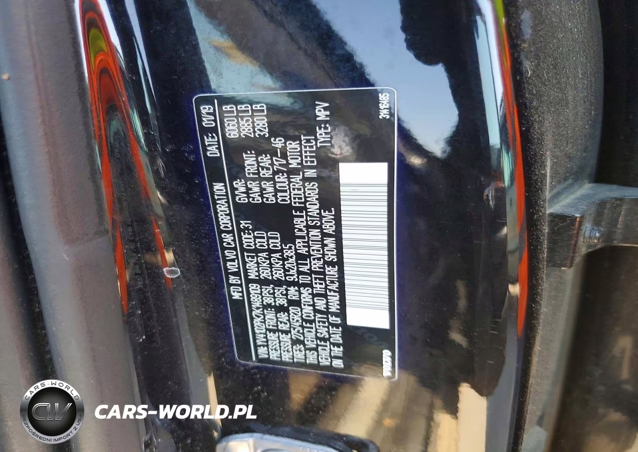 2019 Volvo Xc90 T5 Momentum VIN:YV4102PK7K1489109 - 12