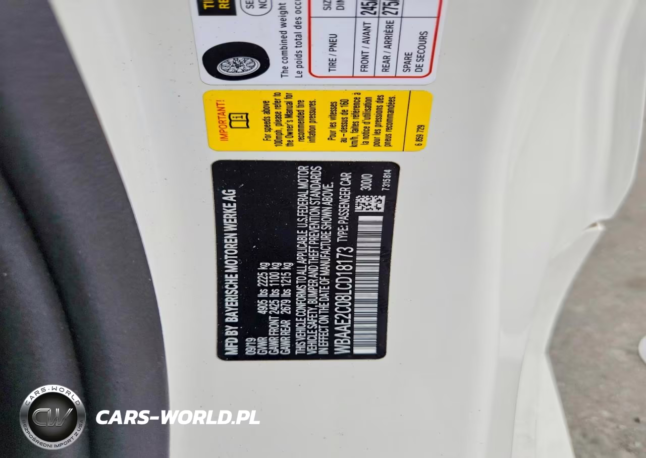 2020 BMW 840I VIN:WBAAE2C08LCD18173 - 13
