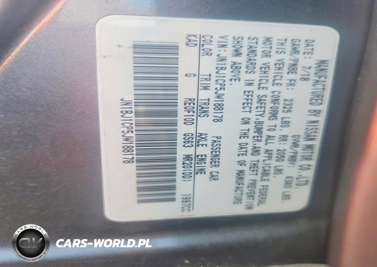 2018 Nissan Rogue Sport S VIN:JN1BJ1CP5JW188178 - 14