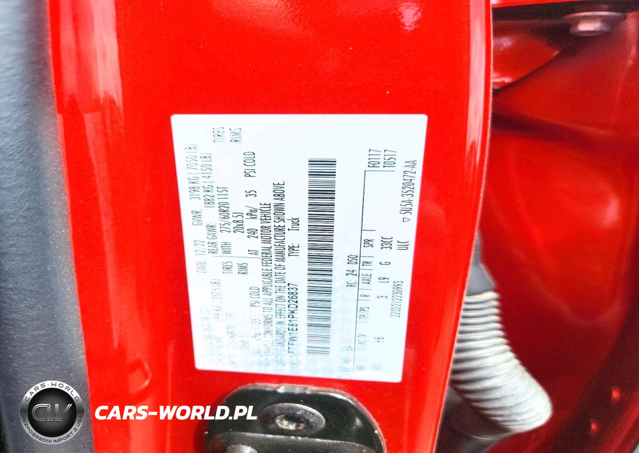2023 Ford F150 Supercrew VIN:1FTFW1E81PKD26837 - 12