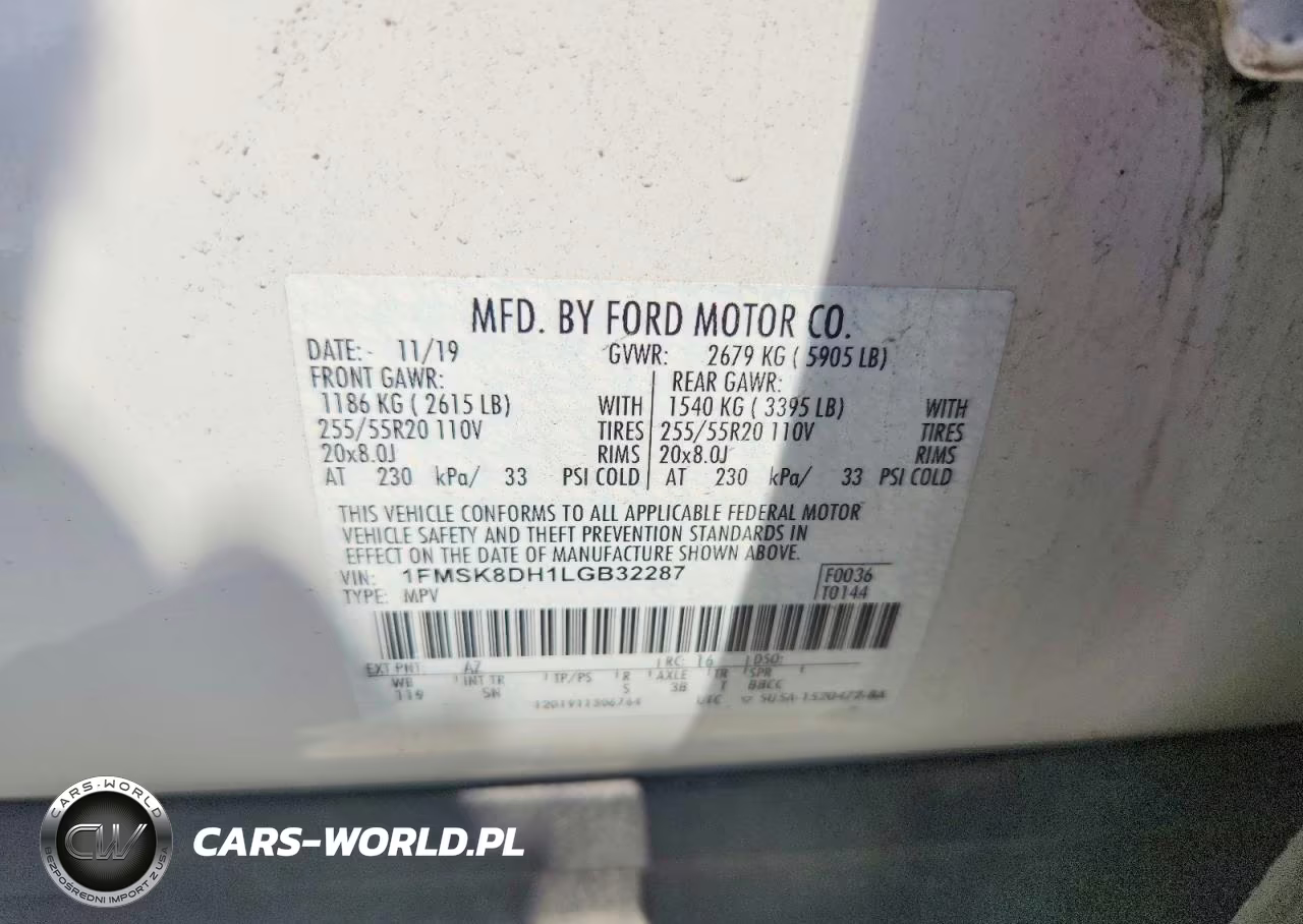 2020 Ford Explorer Xlt VIN:1FMSK8DH1LGB32287 - 13