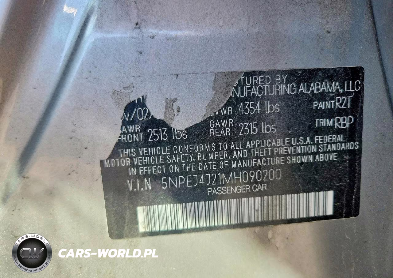 2021 Hyundai Sonata Sel Plus VIN:5NPEJ4J21MH090200 - 12
