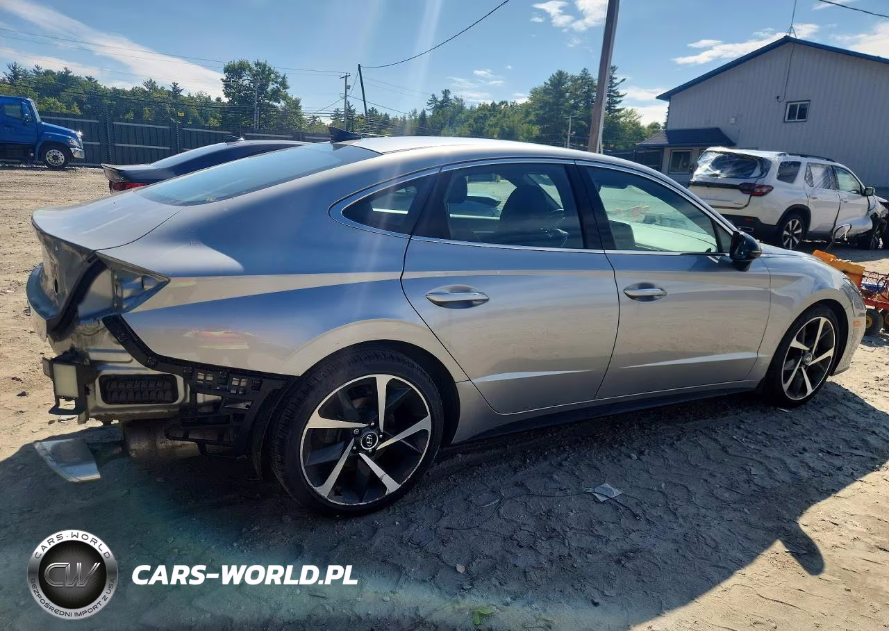2021 Hyundai Sonata Sel Plus VIN:5NPEJ4J21MH090200 - 3