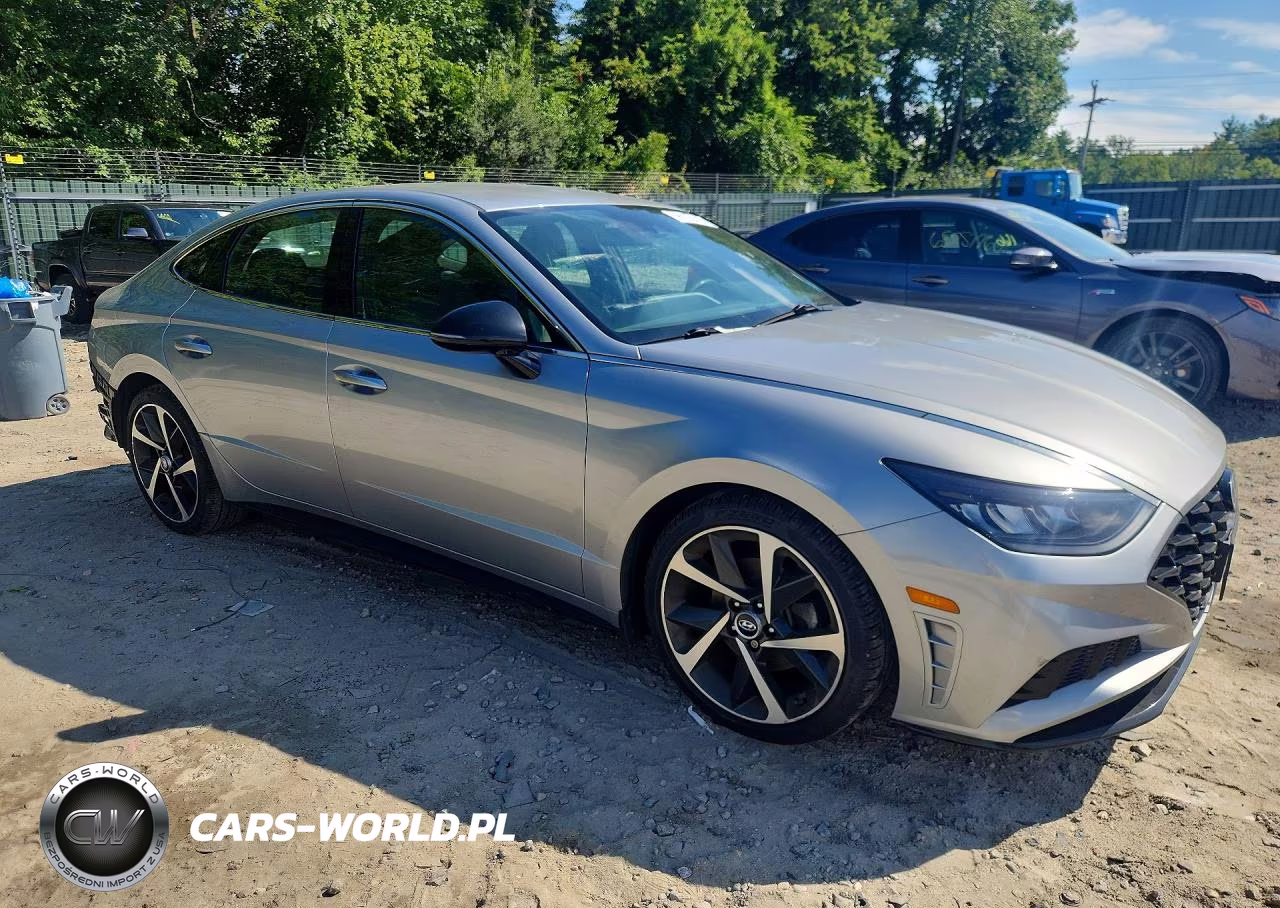 2021 Hyundai Sonata Sel Plus VIN:5NPEJ4J21MH090200 - 4