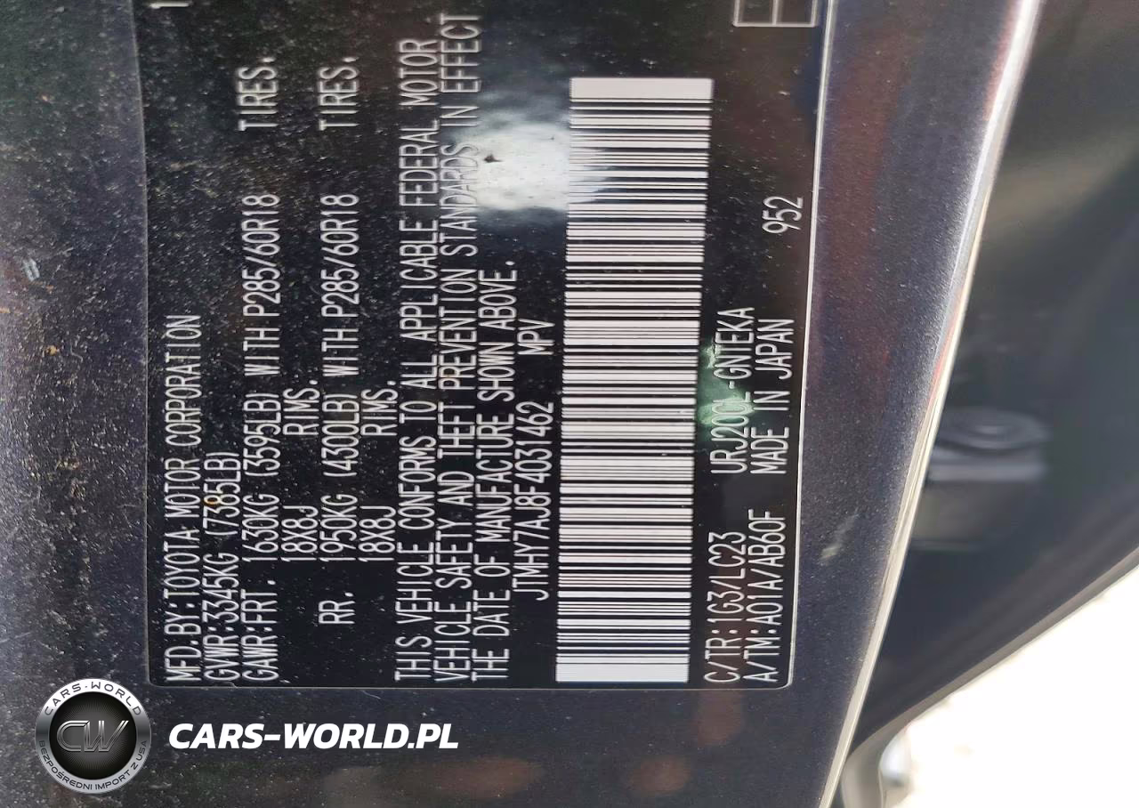2015 Toyota Land Cruiser Base VIN:JTMHY7AJ8F4031462 - 13