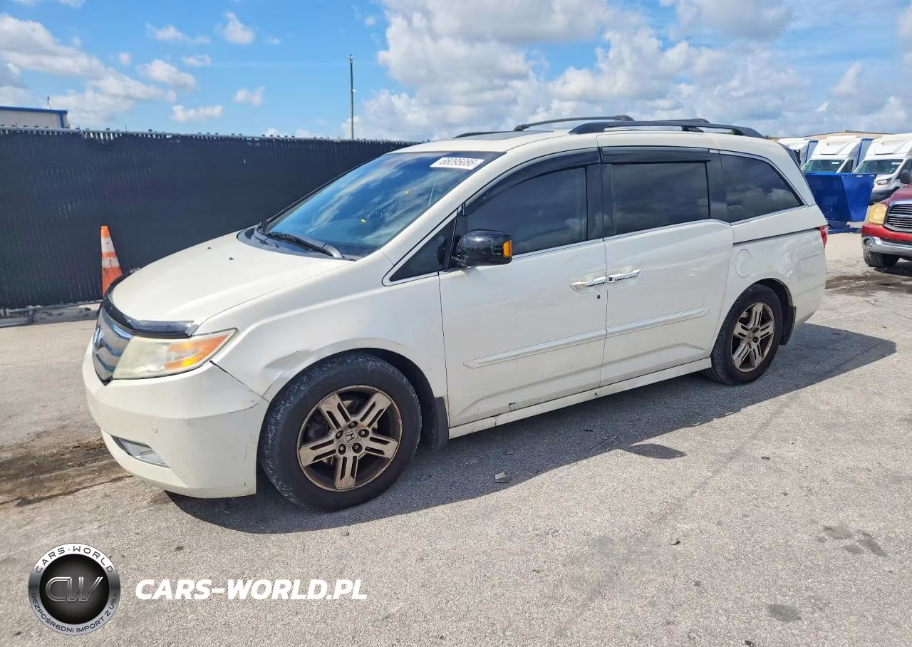 2013 Honda Odyssey Touring VIN:5FNRL5H9XDB078730 - 1