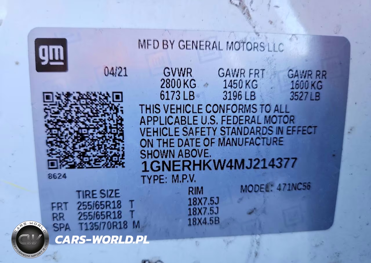 2021 Chevrolet Traverse Lt VIN:1GNERHKW4MJ214377 - 14
