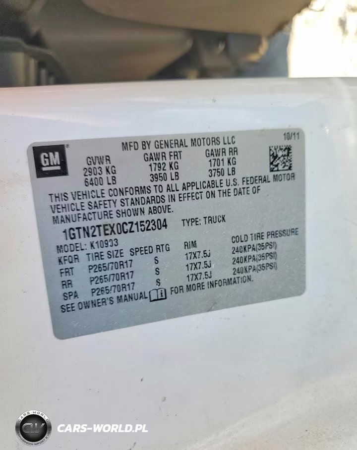 2012 GMC Sierra K1500 VIN:1GTN2TEX0CZ152304 - 12