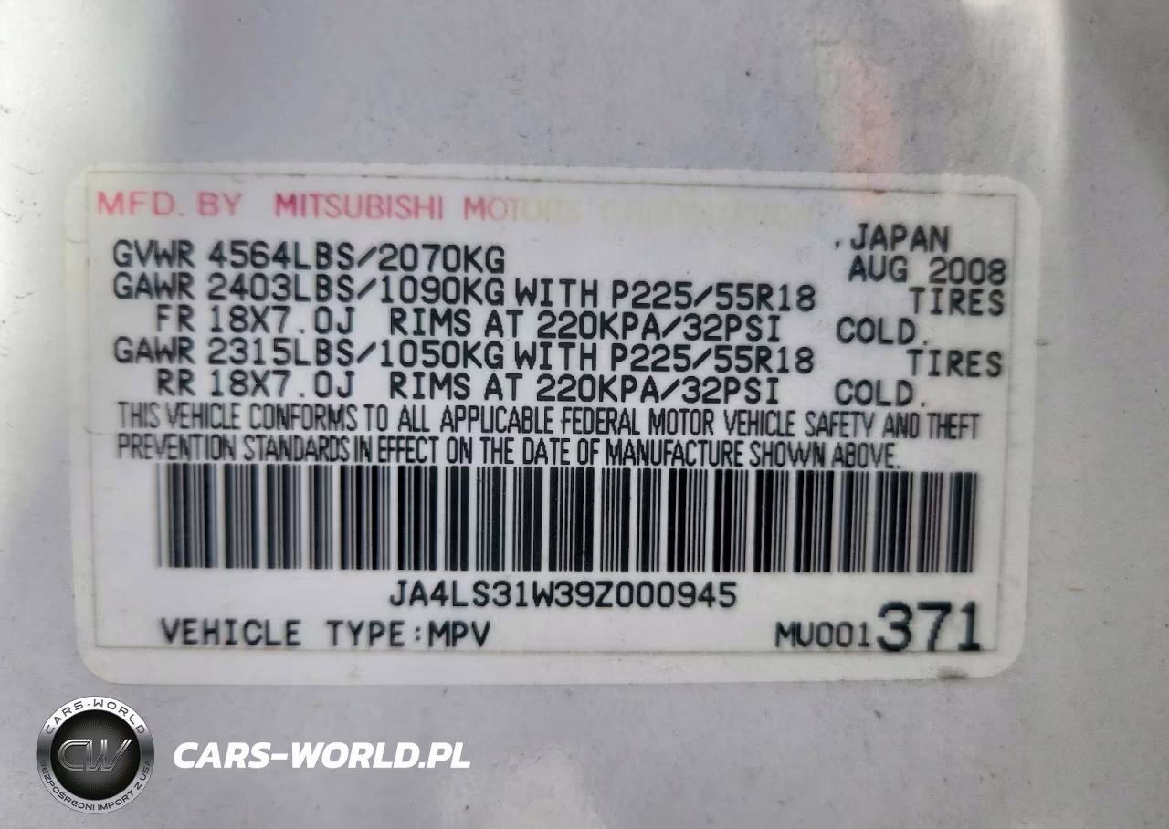 2009 Mitsubishi Outlander Se VIN:JA4LS31W39Z000945 - 13