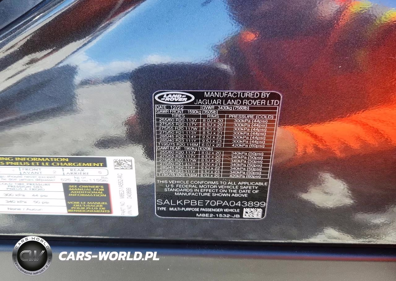2023 Land Rover Range Rover Se VIN:SALKPBE70PA043899 - 14