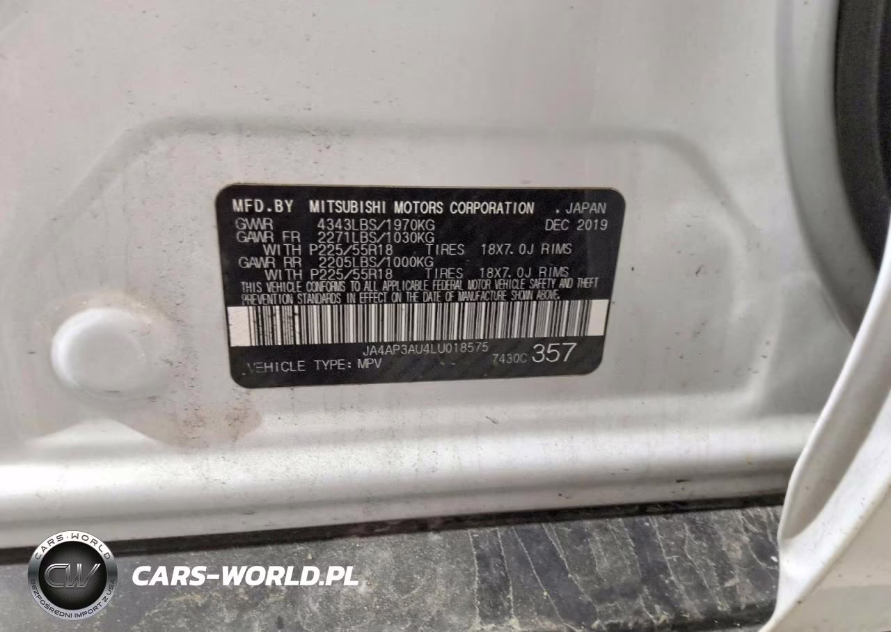 2020 Mitsubishi Outlander Sport Es VIN:JA4AP3AU4LU018575 - 13