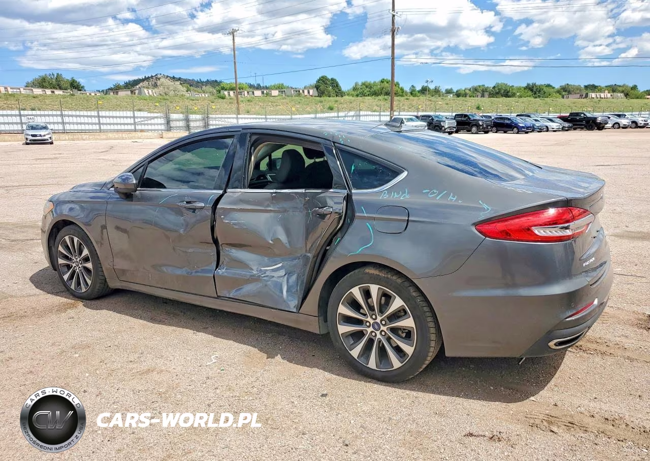 2019 Ford Fusion Se VIN:3FA6P0T9XKR237376 - 2