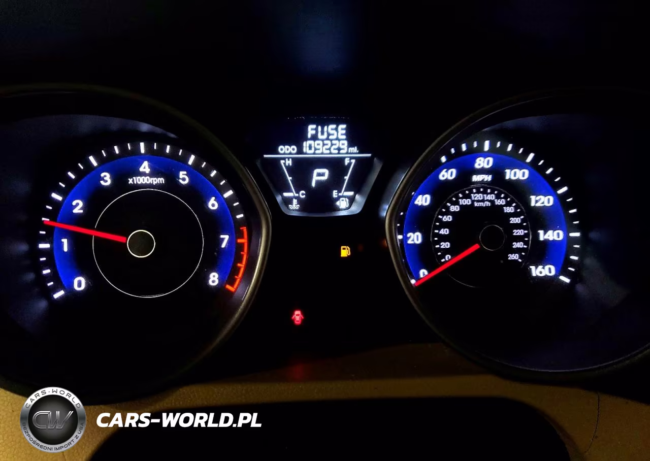 2013 Hyundai Elantra Gls VIN:5NPDH4AE7DH295747 - 9