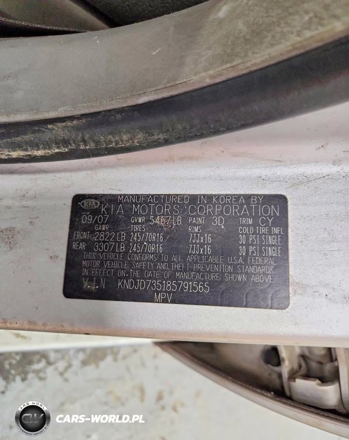 2008 Kia Sorento Base VIN:KNDJD735185791565 - 13