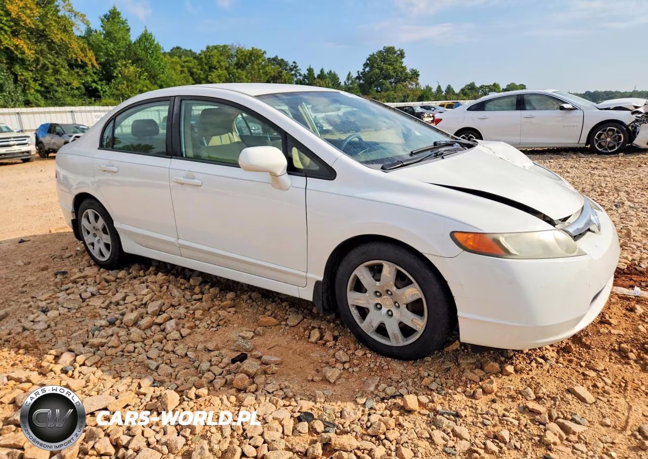 2008 Honda Civic Lx VIN:2HGFA165X8H322816 - 4