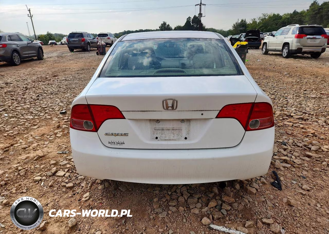 2008 Honda Civic Lx VIN:2HGFA165X8H322816 - 6