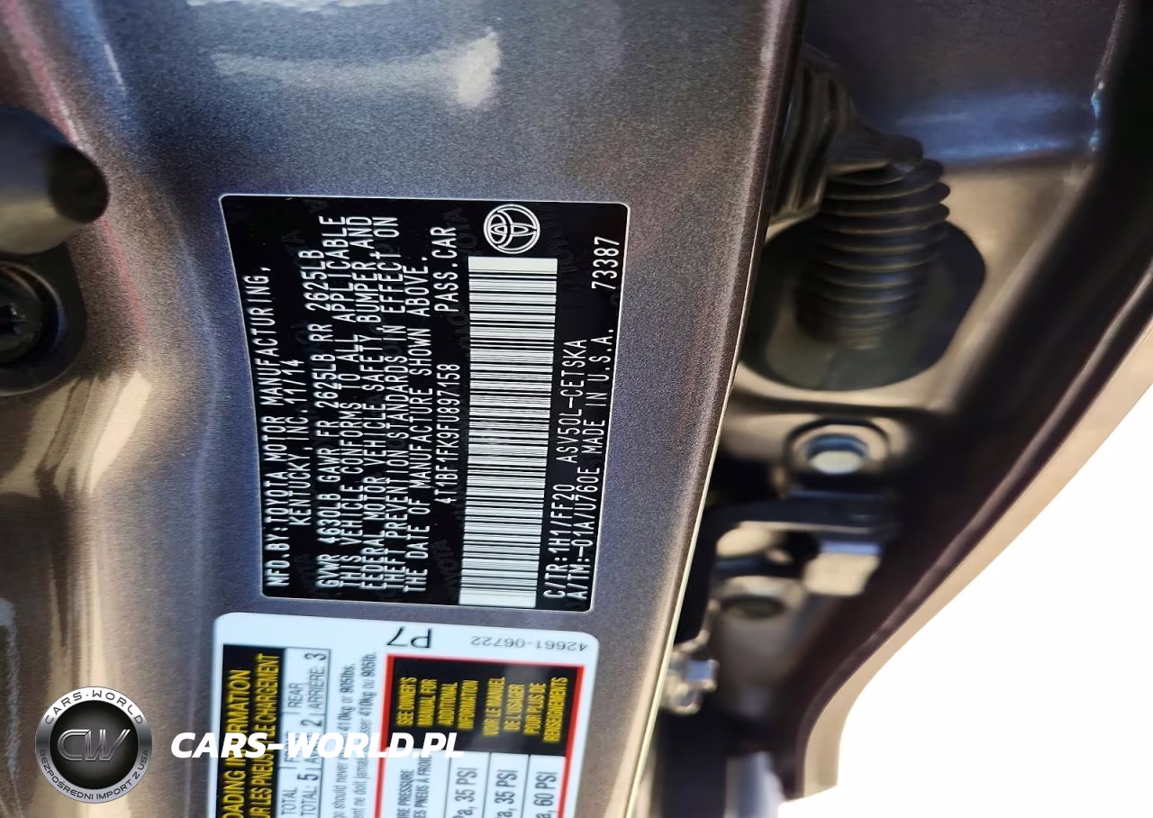 2015 Toyota Camry Le VIN:4T1BF1FK9FU897158 - 12