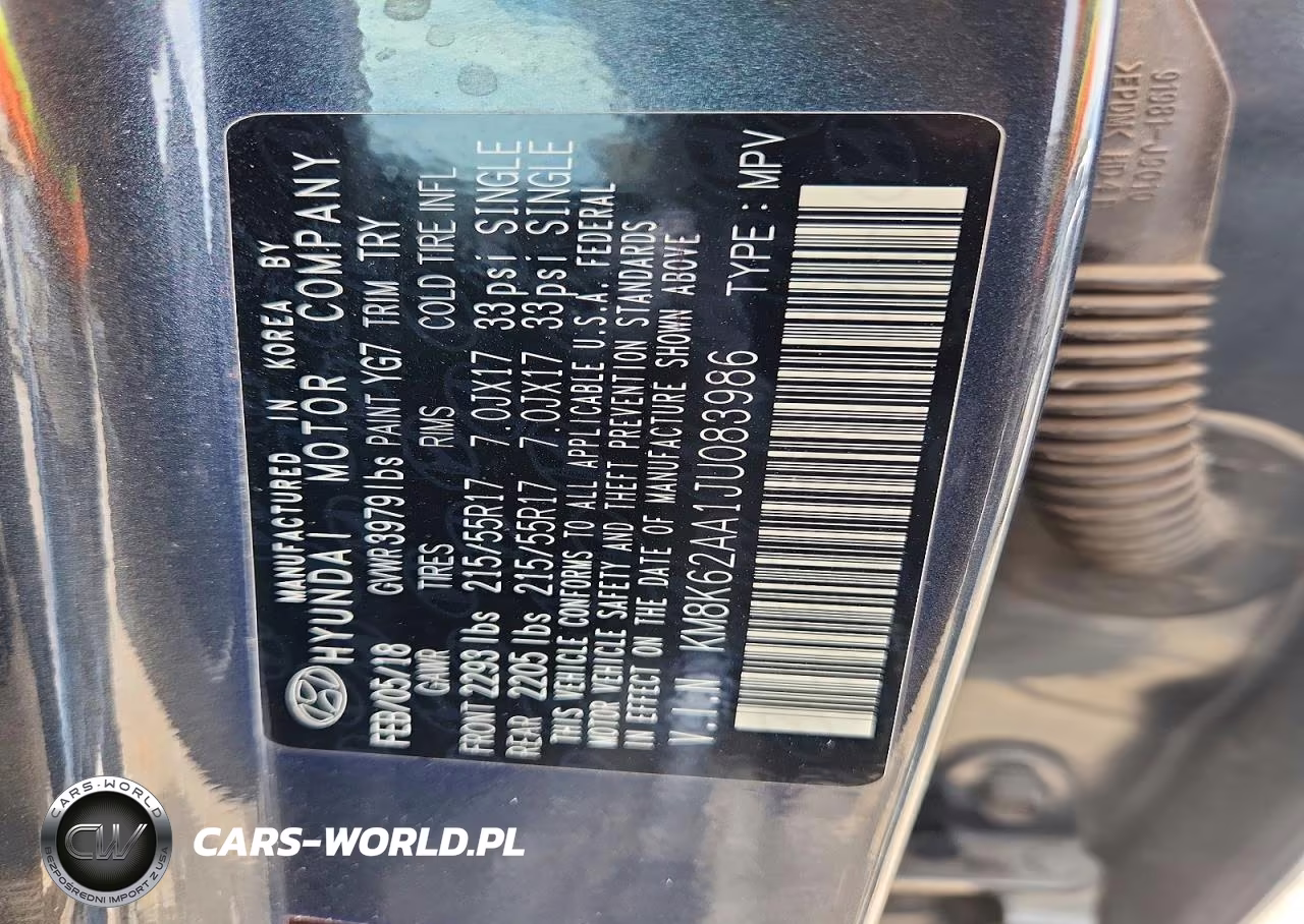 2018 Hyundai Kona Sel VIN:KM8K62AA1JU083986 - 12