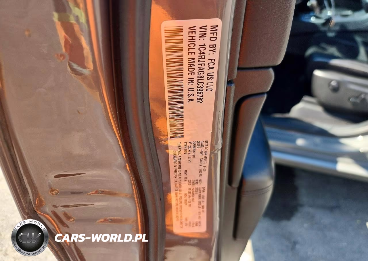 2020 Jeep Grand Cherokee Laredo VIN:1C4RJFAG8LC396782 - 13