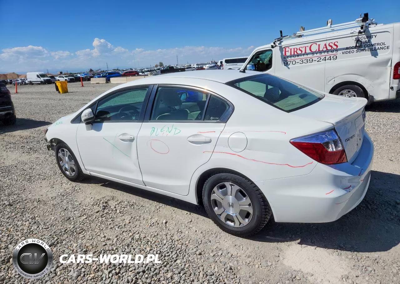 2012 Honda Civic Hybrid VIN:JHMFB4F20CS008563 - 2