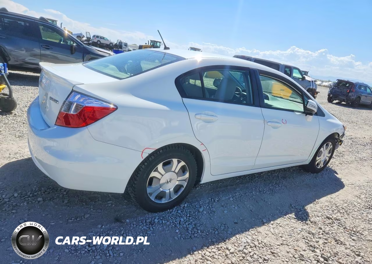 2012 Honda Civic Hybrid VIN:JHMFB4F20CS008563 - 3
