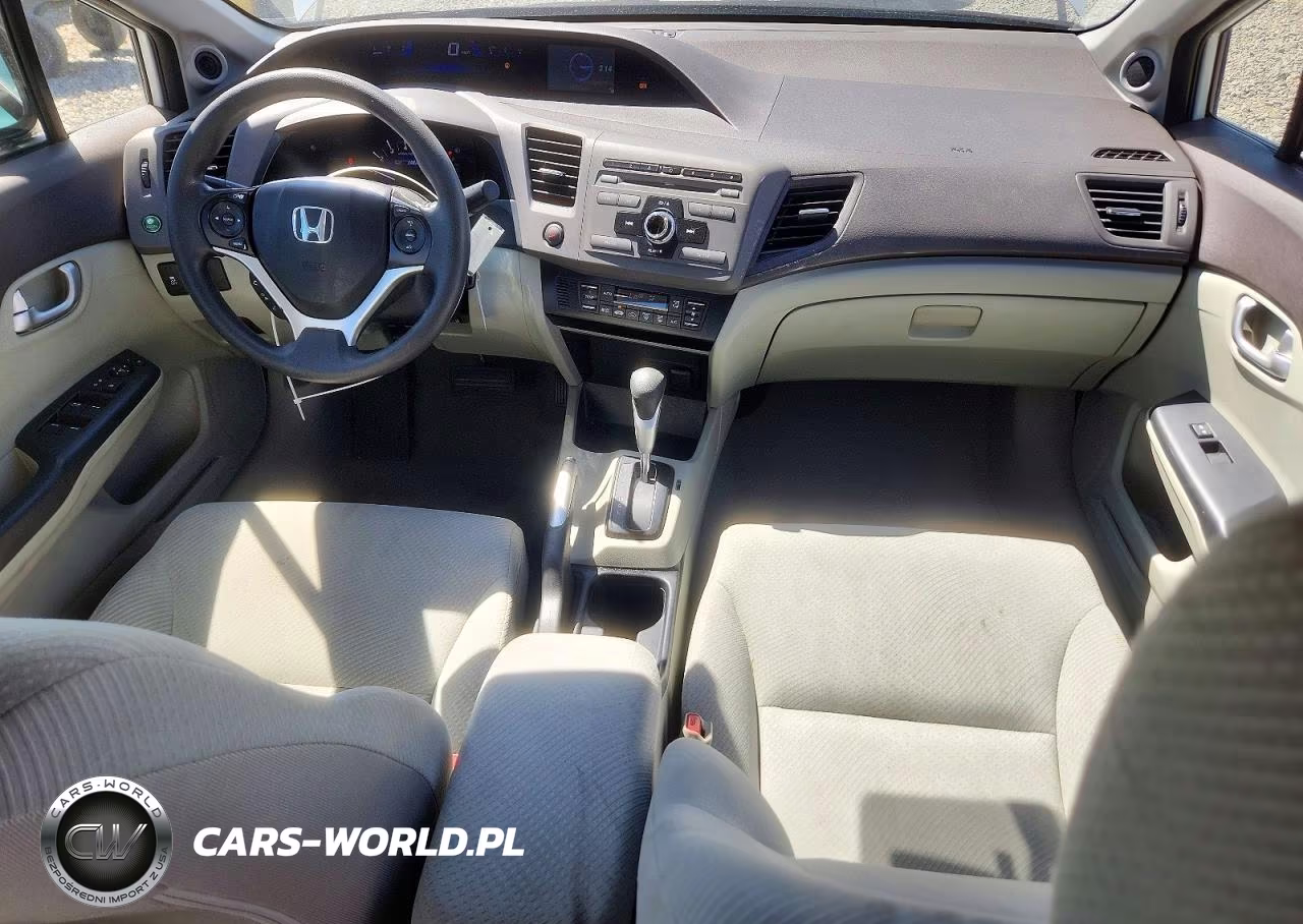 2012 Honda Civic Hybrid VIN:JHMFB4F20CS008563 - 8