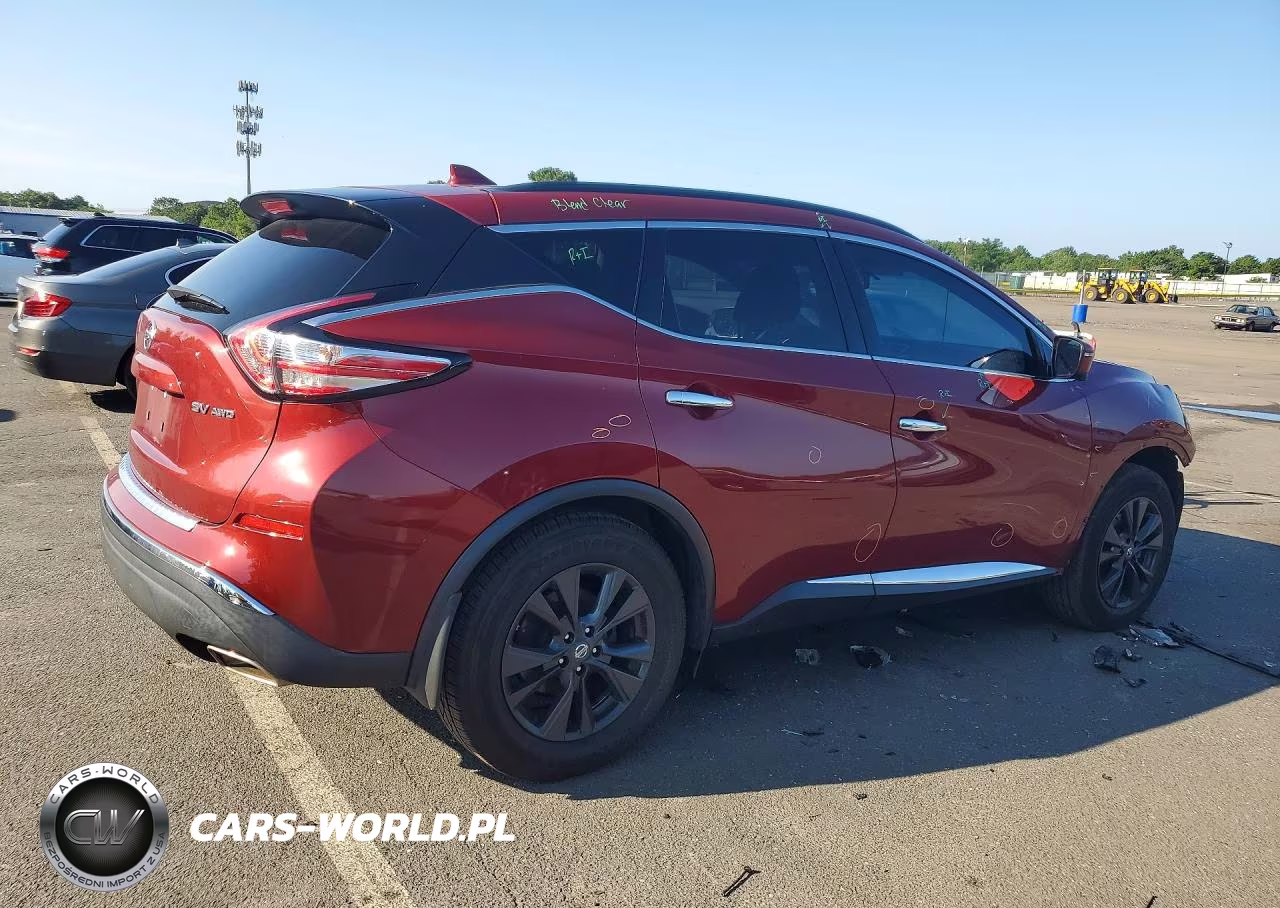2017 Nissan Murano Sv VIN:5N1AZ2MH0HN187403 - 3