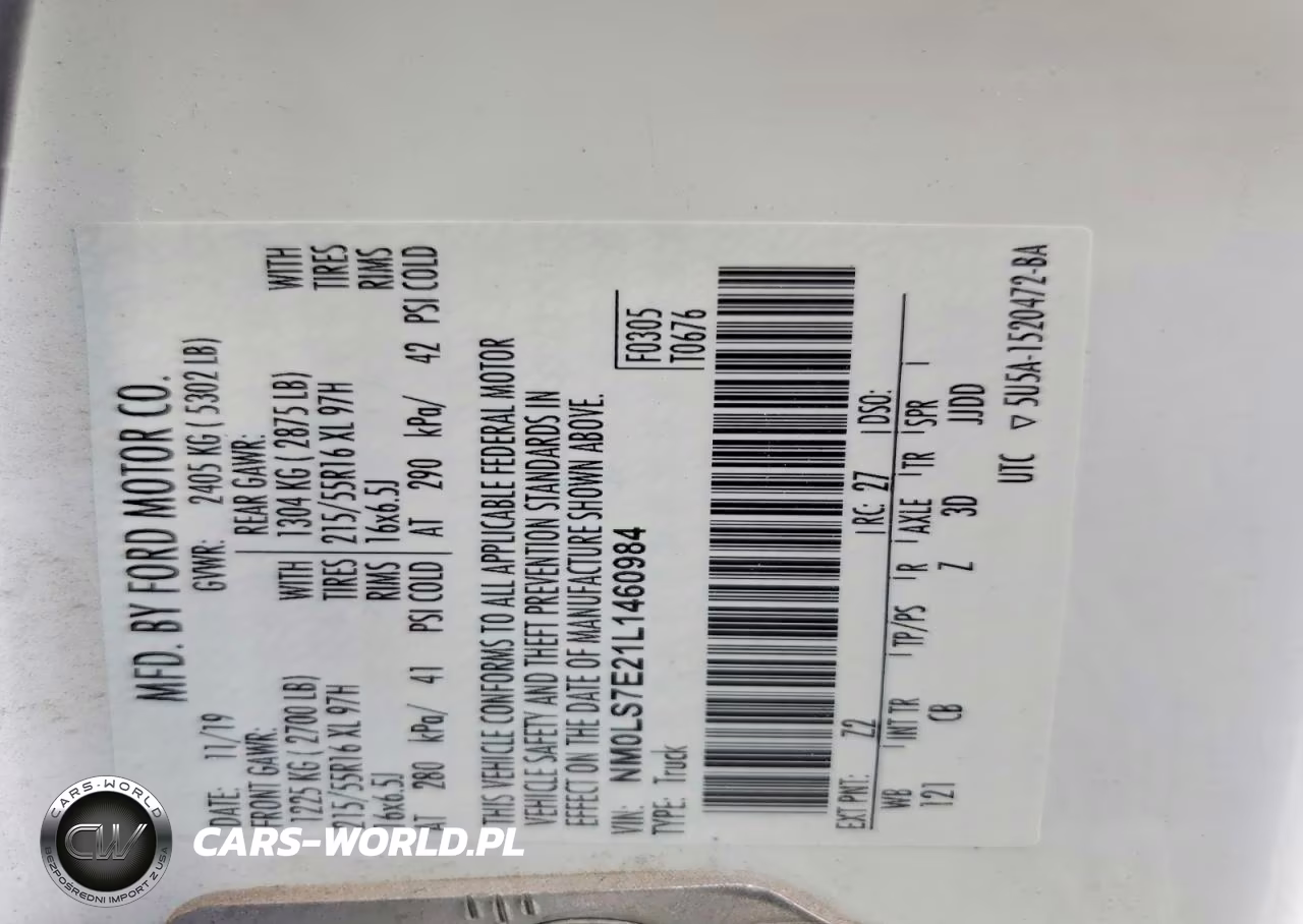 2020 Ford Transit Connect Xl VIN:NM0LS7E21L1460984 - 12