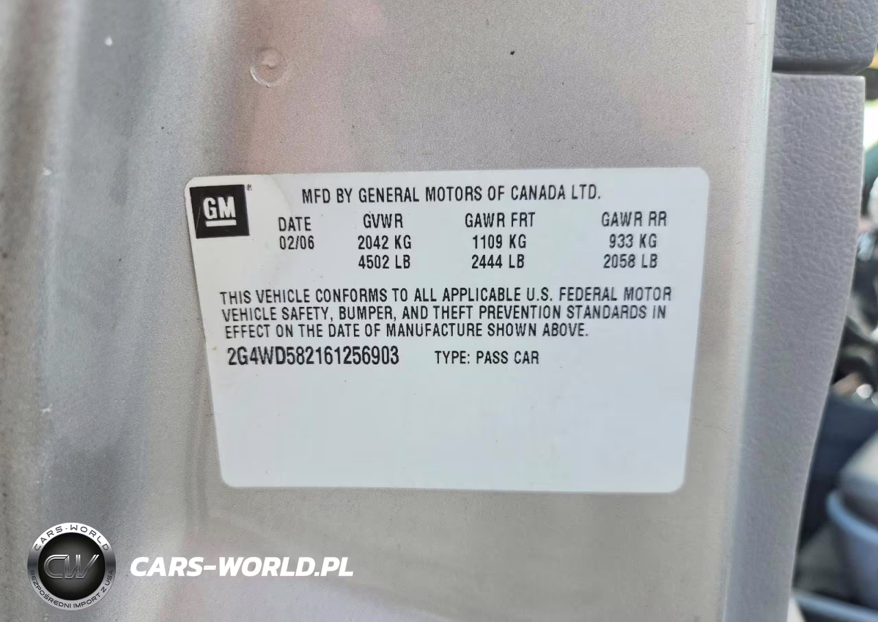 2006 Buick Lacrosse Cxl VIN:2G4WD582161256903 - 13