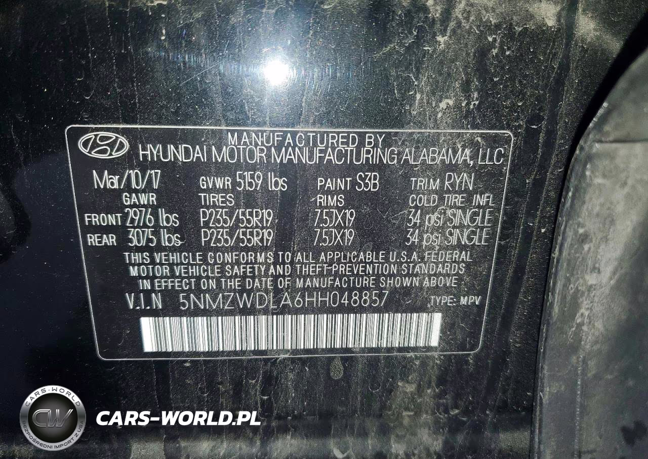 2017 Hyundai Santa Fe Sport 2.0T Ultimate VIN:5NMZWDLA6HH048857 - 13