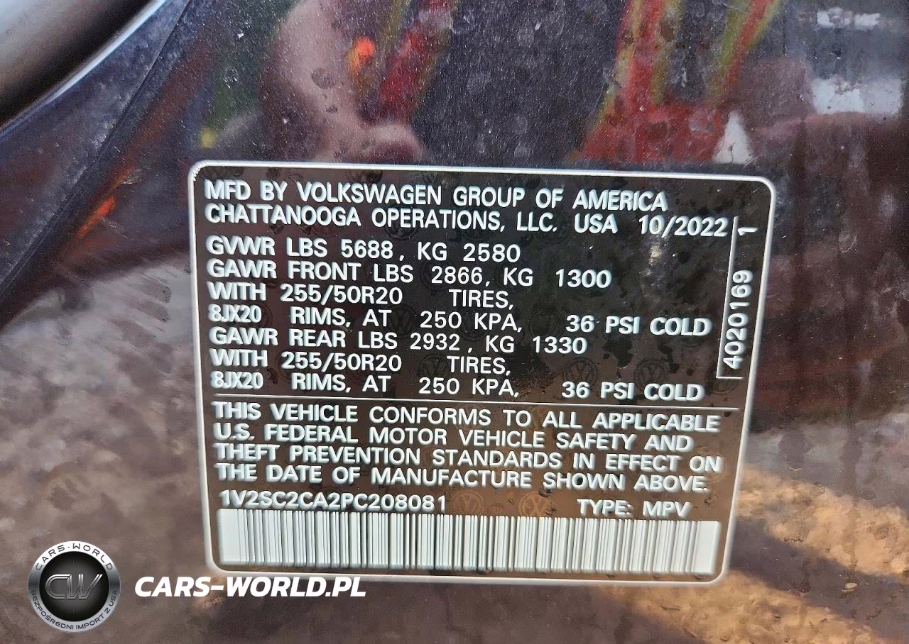 2023 Volkswagen Atlas Cross Sport Sel R-Line VIN:1V2SC2CA2PC208081 - 14