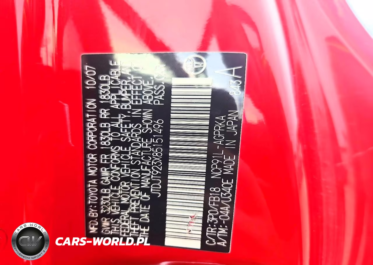 2008 Toyota Yaris Base VIN:JTDJT923X85151496 - 13