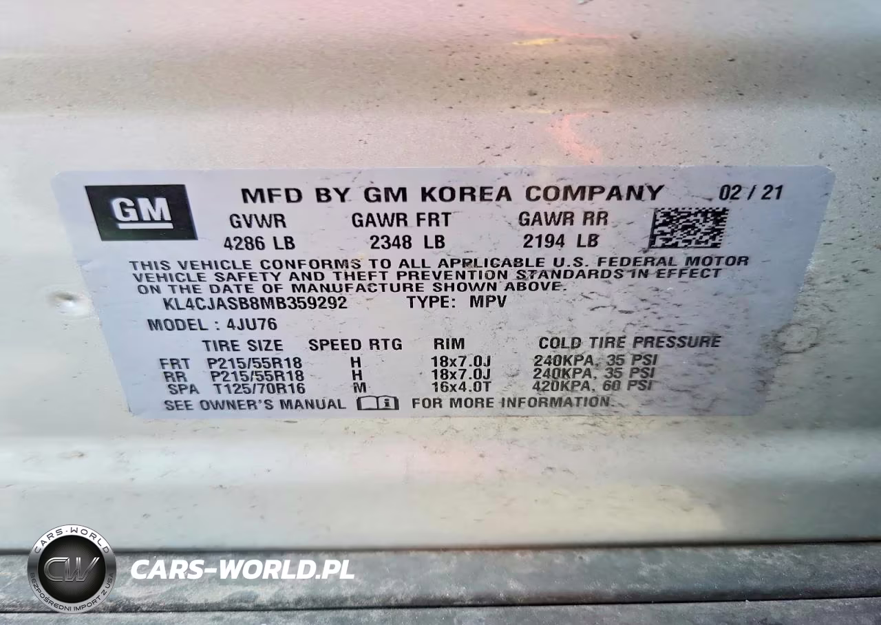 2021 Buick Encore Preferred VIN:KL4CJASB8MB359292 - 13