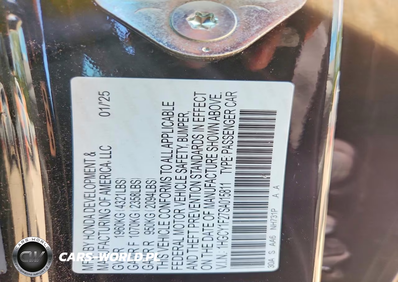 2025 Honda Accord Lx VIN:1HGCY1F27SA015811 - 13
