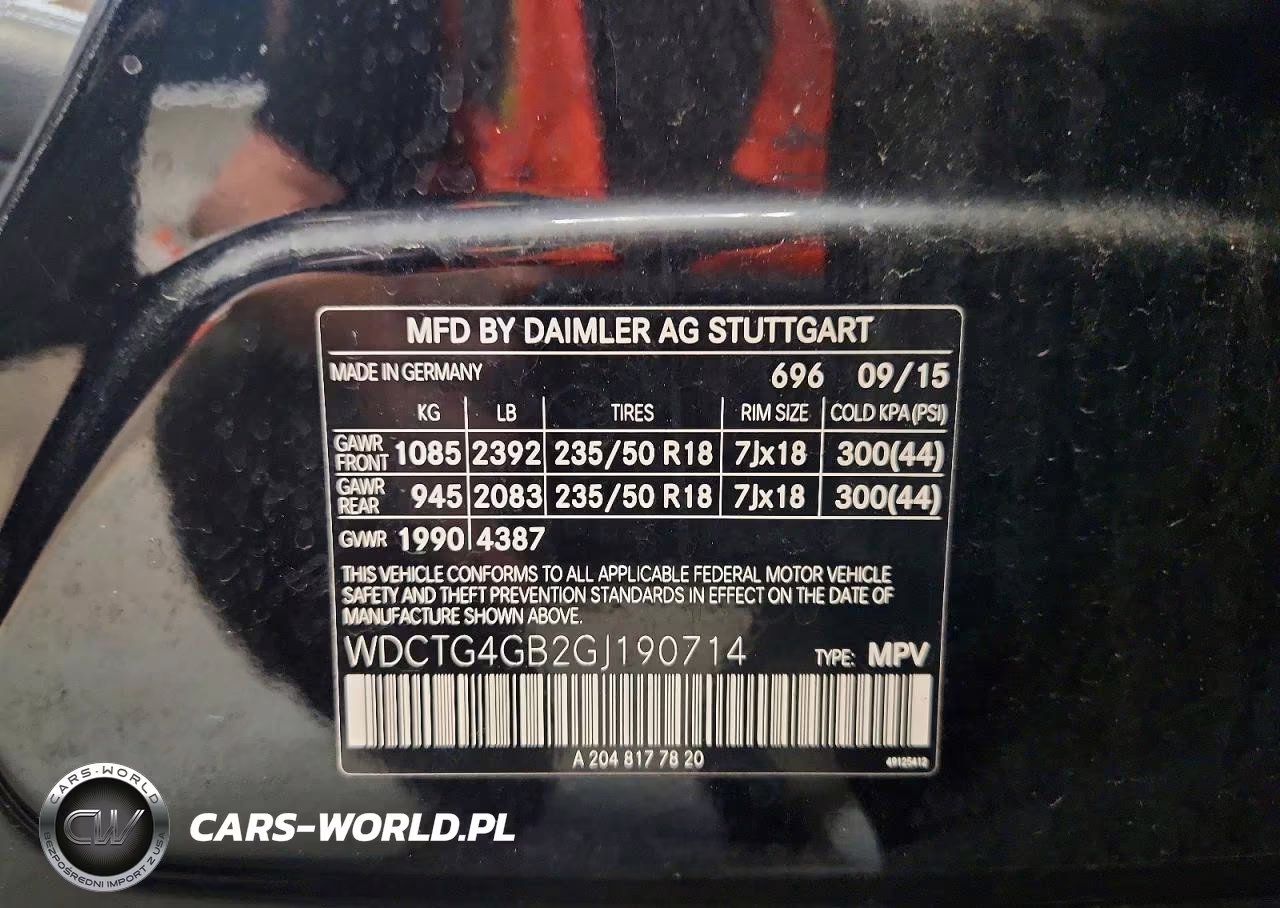 2016 Mercedes-Benz Gla 250 4Matic VIN:WDCTG4GB2GJ190714 - 13