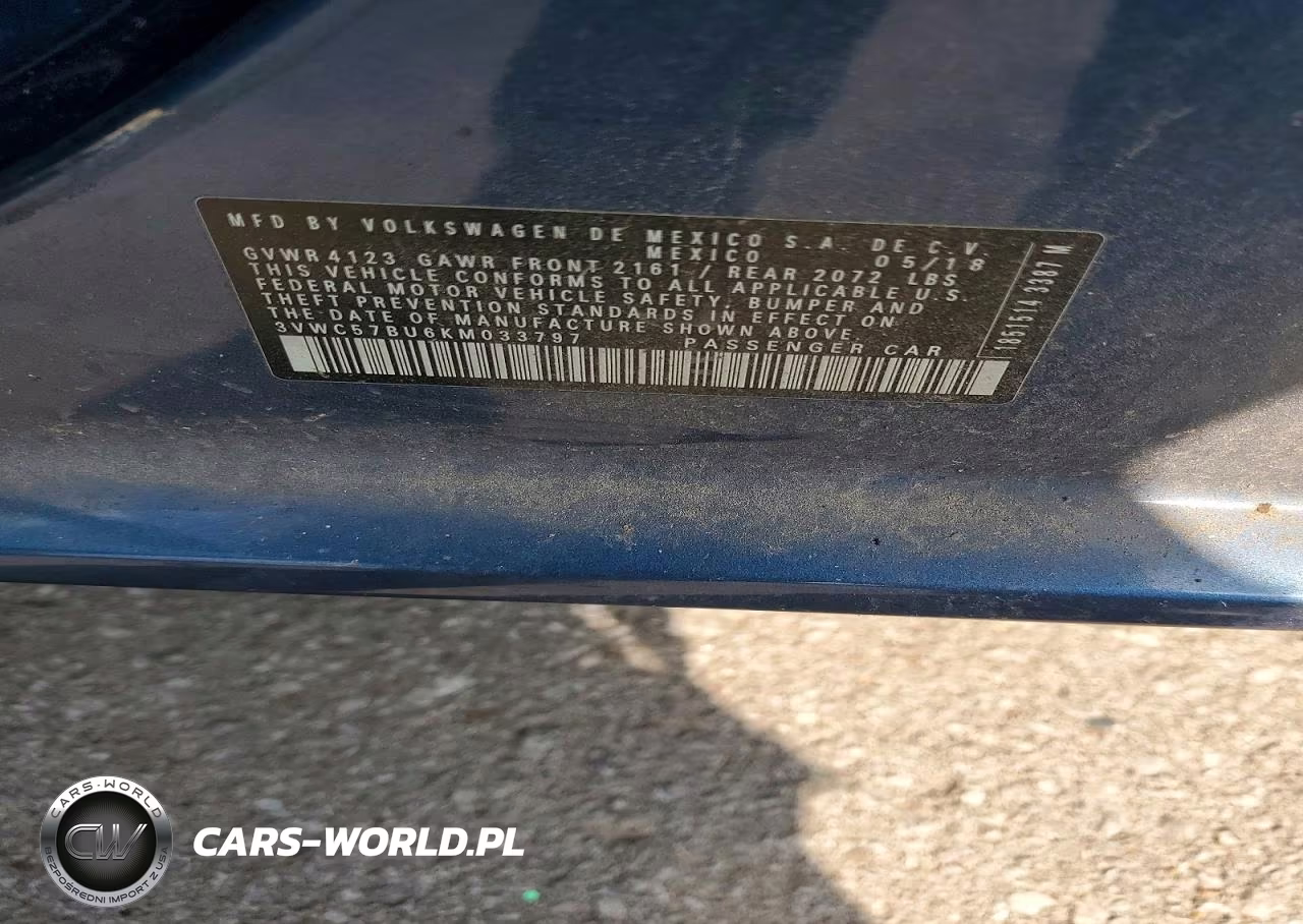 2019 Volkswagen Jetta S VIN:3VWC57BU6KM033797 - 12