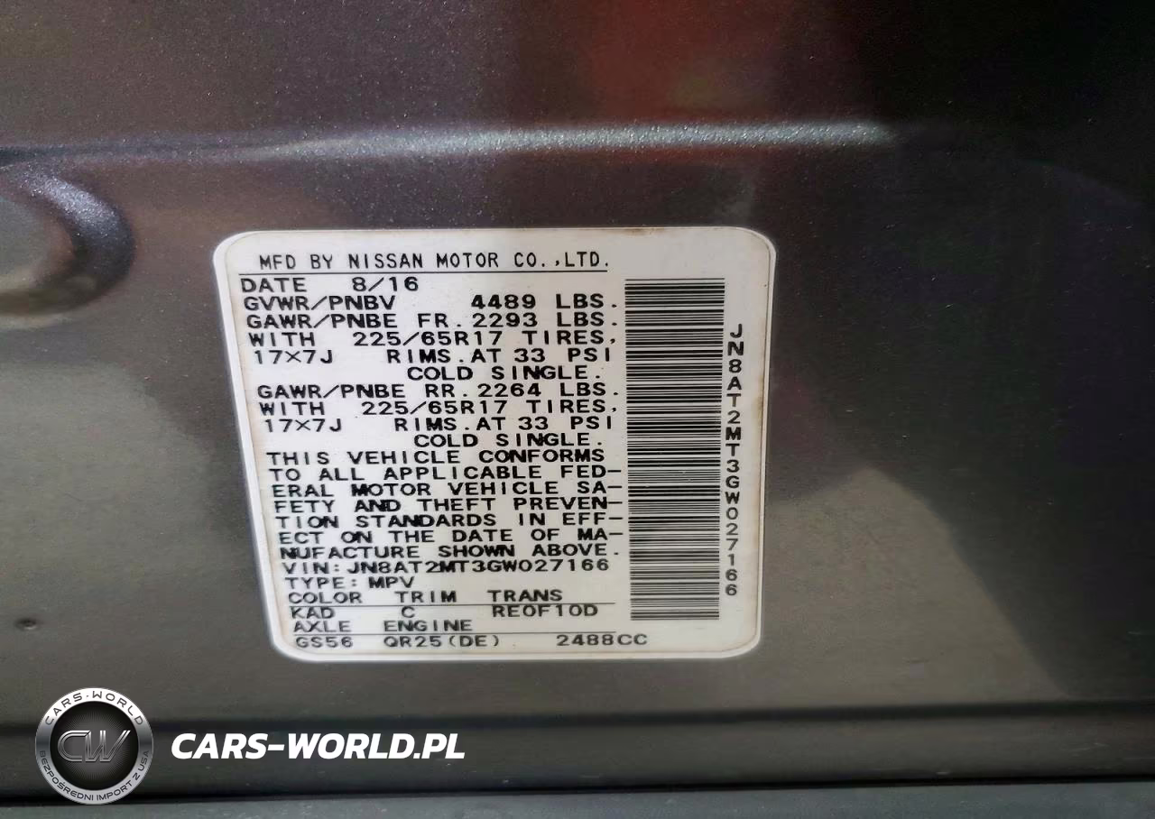 2016 Nissan Rogue S VIN:JN8AT2MT3GW027166 - 12