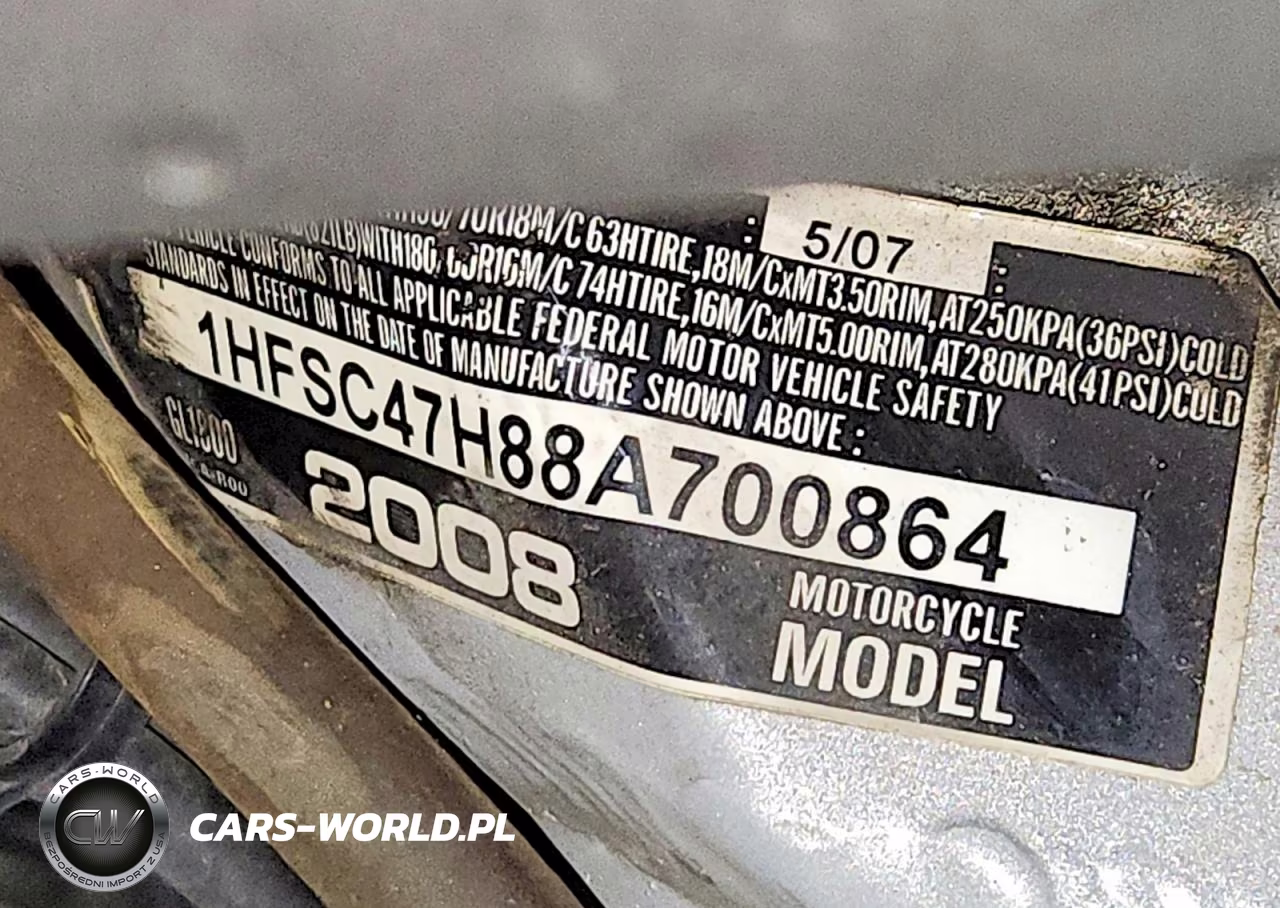 2008 Honda Gl1800 VIN:1HFSC47H88A700864 - 9