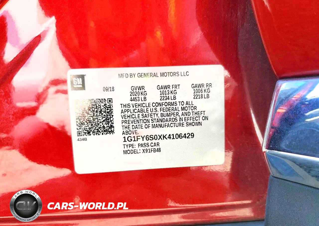 2019 Chevrolet Bolt Ev Lt VIN:1G1FY6S0XK4106429 - 12