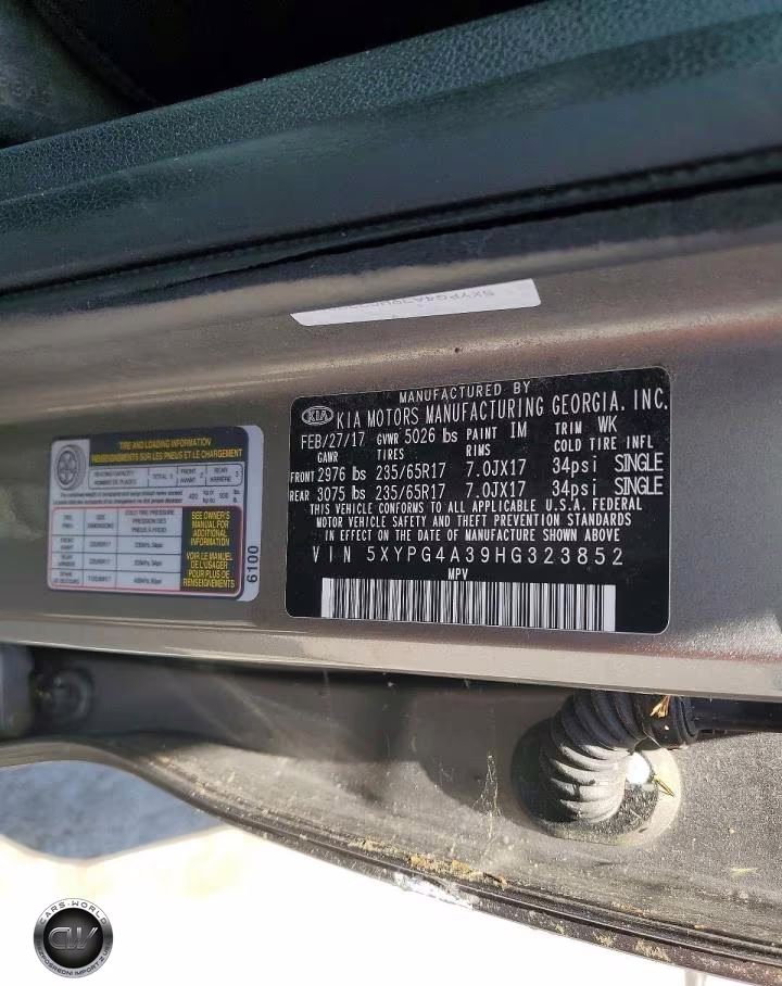 2017 Kia Sorento Lx VIN:5XYPG4A39HG323852 - 14