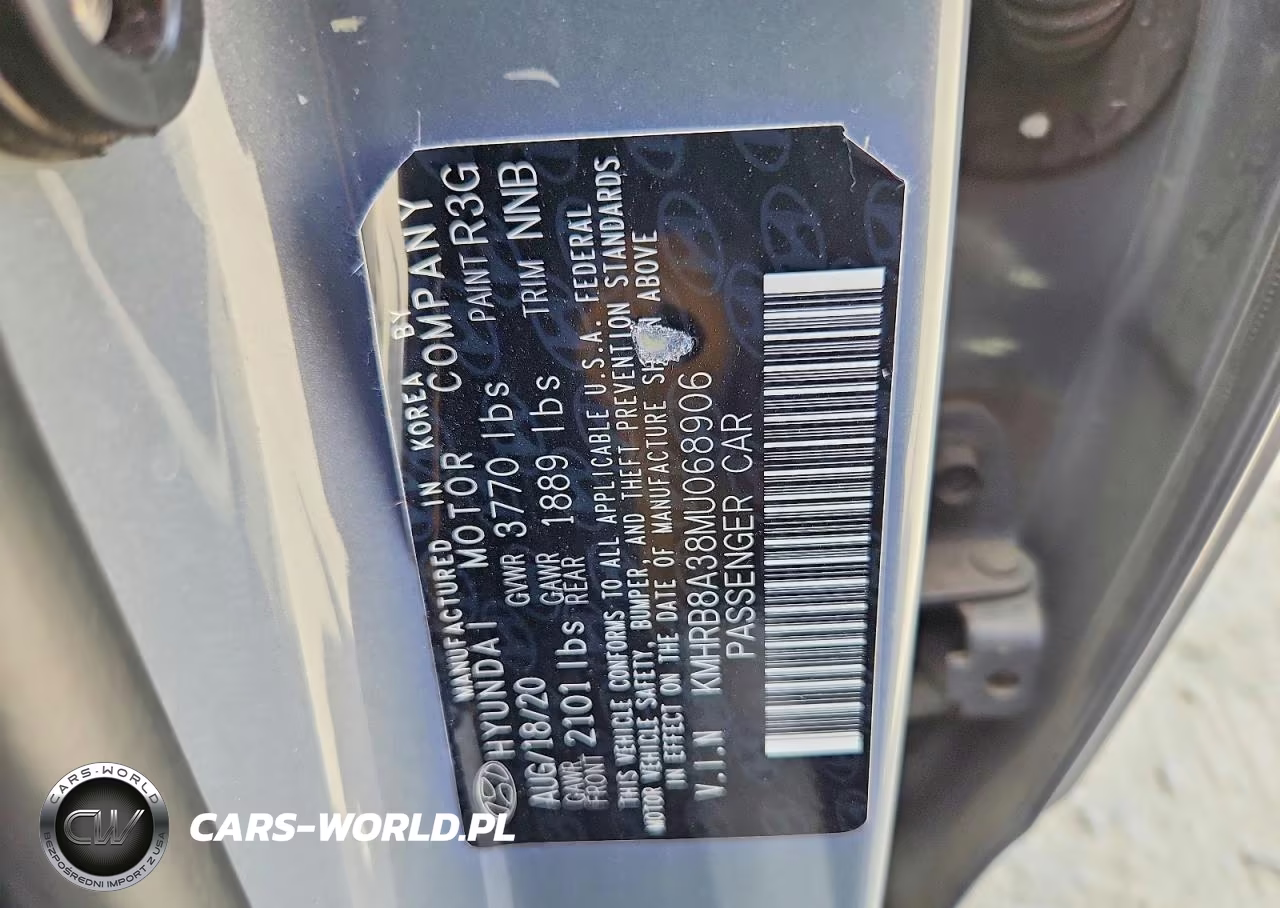 2021 Hyundai Venue Se VIN:KMHRB8A38MU068906 - 12