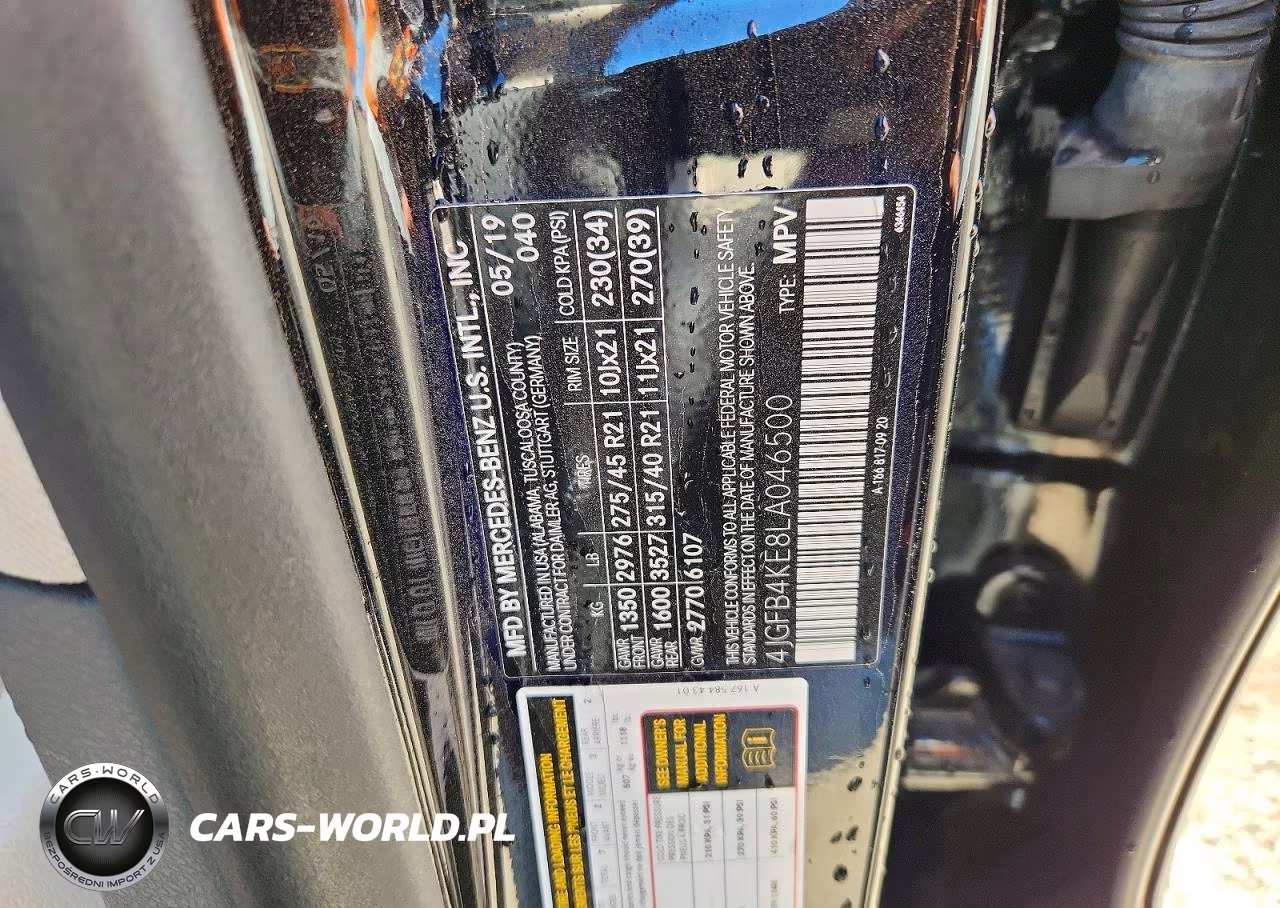 2020 Mercedes-Benz Gle 350 4Matic VIN:4JGFB4KE8LA046500 - 12